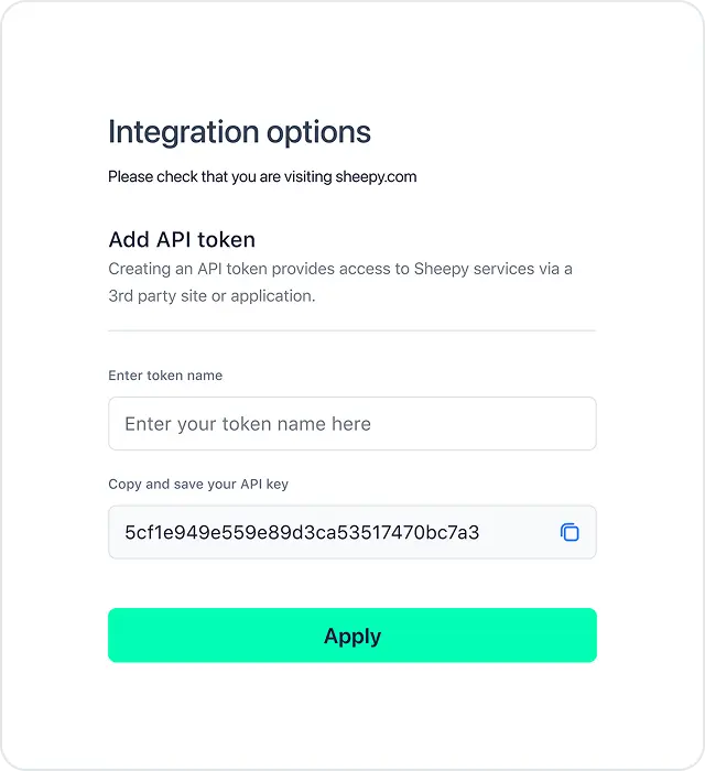 Integrate crypto payment options into your checkout process using our intuitive tools.