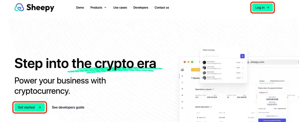 How to create Sheepy account
